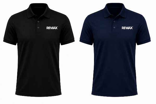 Camisa Polo REMAX em Alto Relevo Emborrachada - MASCULINA