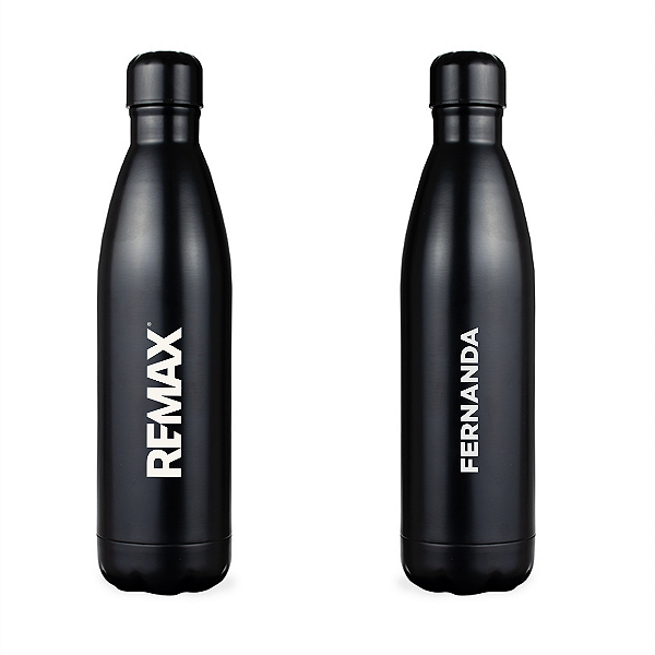Garrafa Térmica Inox 780ml RE/MAX - COM NOME INDIVIDUAL