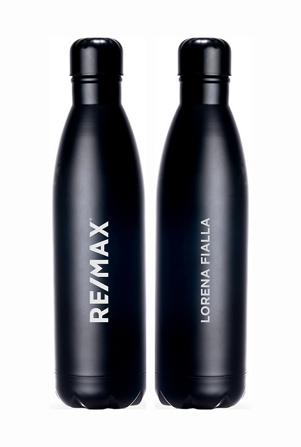 Garrafa Térmica Inox 780ml  RE/MAX - COM NOME INDIVIDUAL