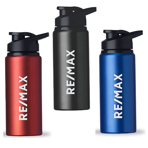 Squeeze em alumínio 600ml REMAX - 12487 - COM NOME INDIVIDUAL