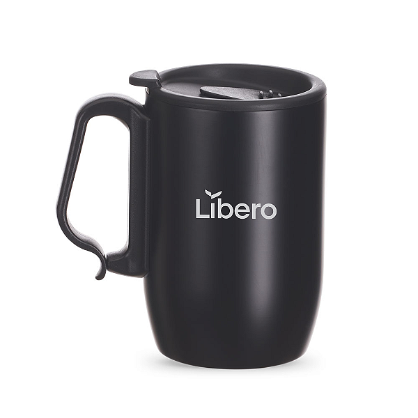 Caneca em aço inox térmica 350ml - LÍBERO - CA8200