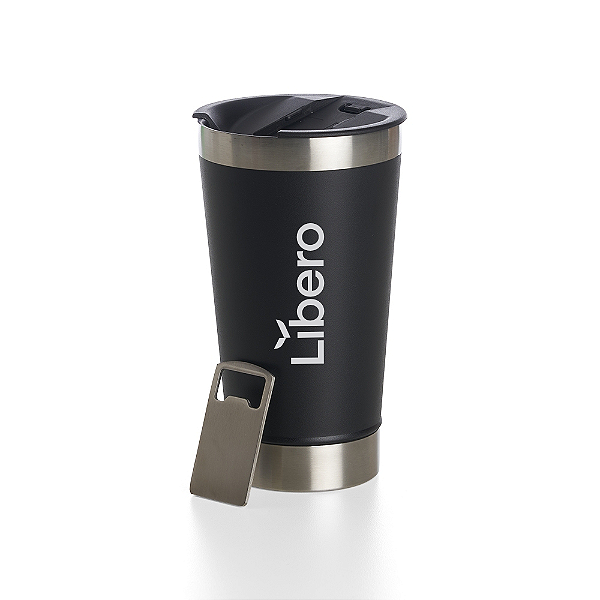 Copo Térmico 500ml com Abridor - LÍBERO - 18645