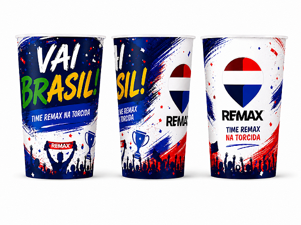 Copo Plástico Label 550ml - REMAX® – Edição Limitada Copa do Mundo 2026