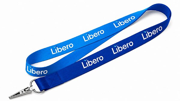 Cordão para Crachá Personalizado 20MM - LÍBERO