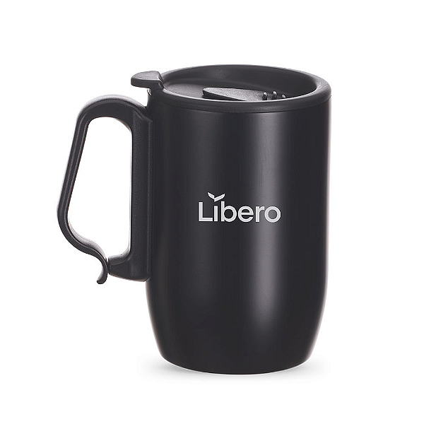 Caneca em aço inox térmica 350ml - LÍBERO - CA8200
