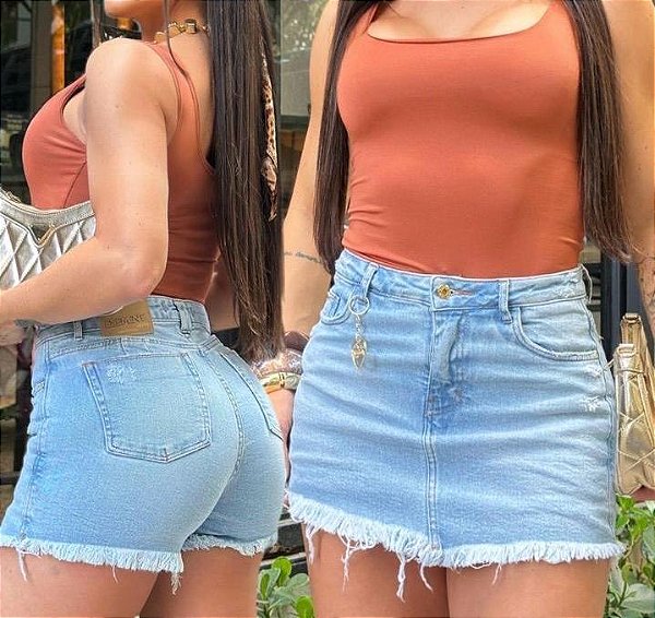 Shorts Saia Clemente Claro