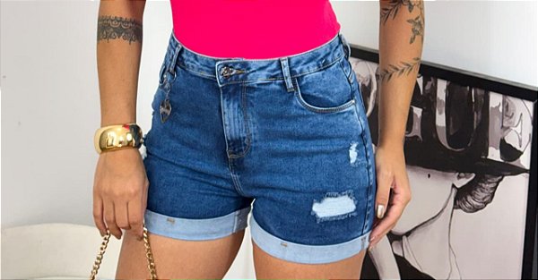 Shorts Jeans Destroyed