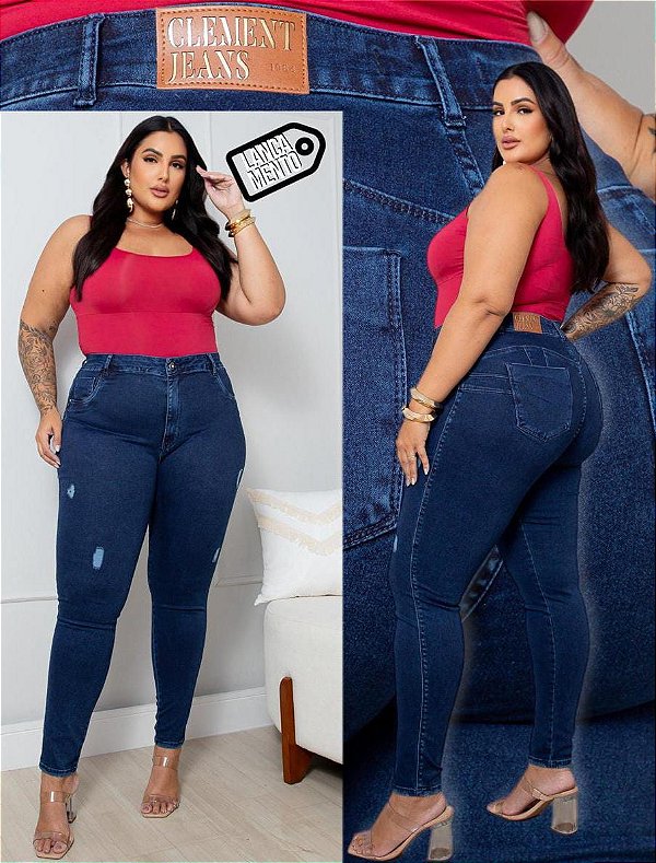 Calça Jeans Clement Plus Pérola