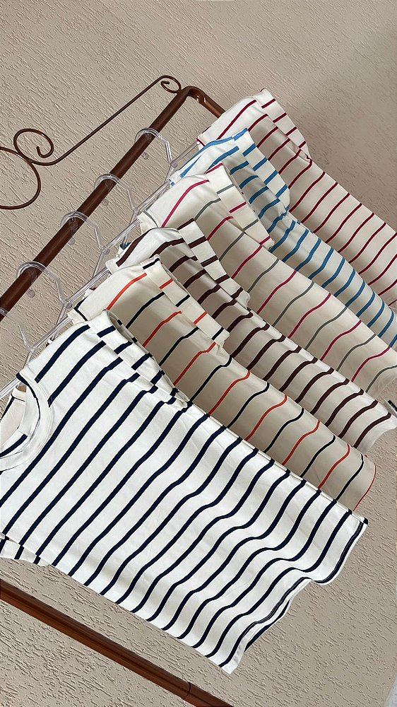 T-shirt Japinha Listrada