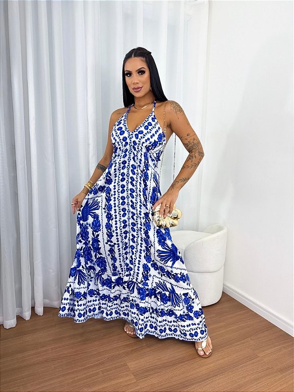 Vesido Longo Floral Camila