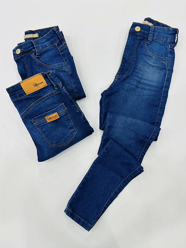 Calça Jeans Skinny Feminina Levanta Bumbum com Lycra