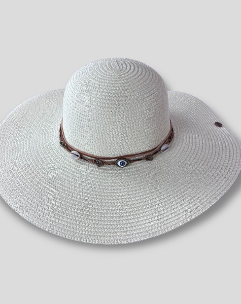 Chapéu de Praia Floppy Branco