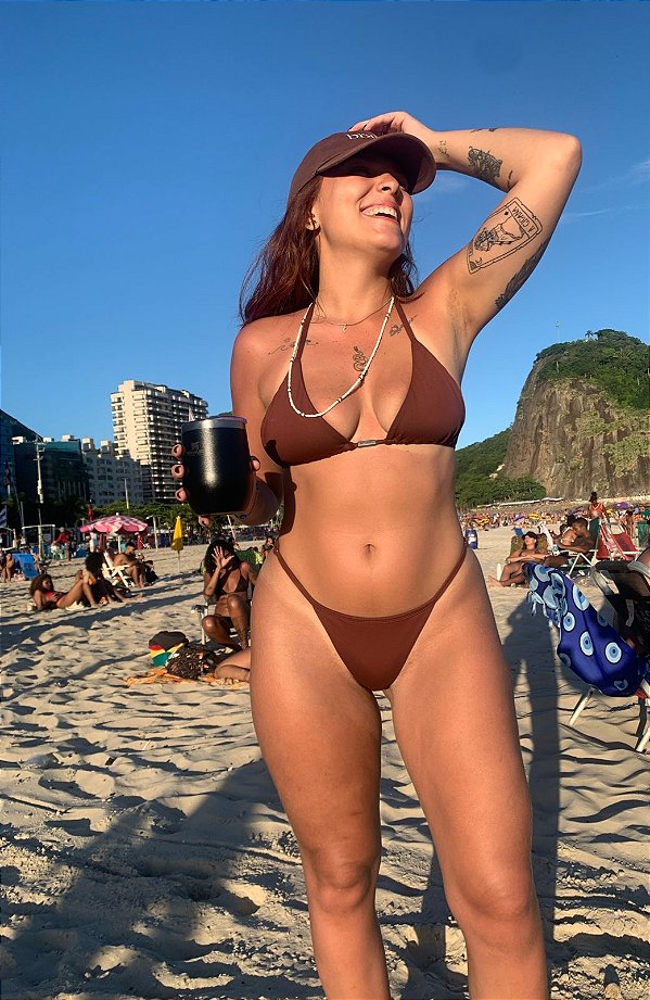 Biquíni Leblon Marrom