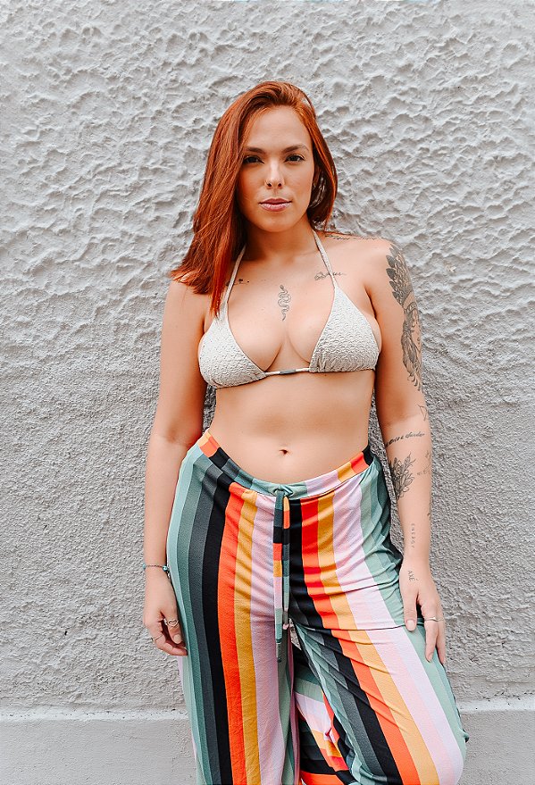Saída de Praia Calça Pantalona Reggae