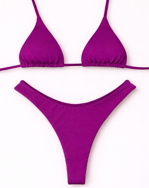 Biquíni Joatinga Top Cortininha Fúcsia