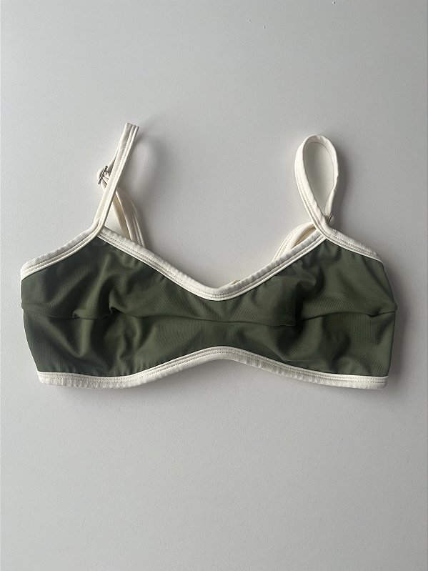 Top Reto Verde Militar Duo