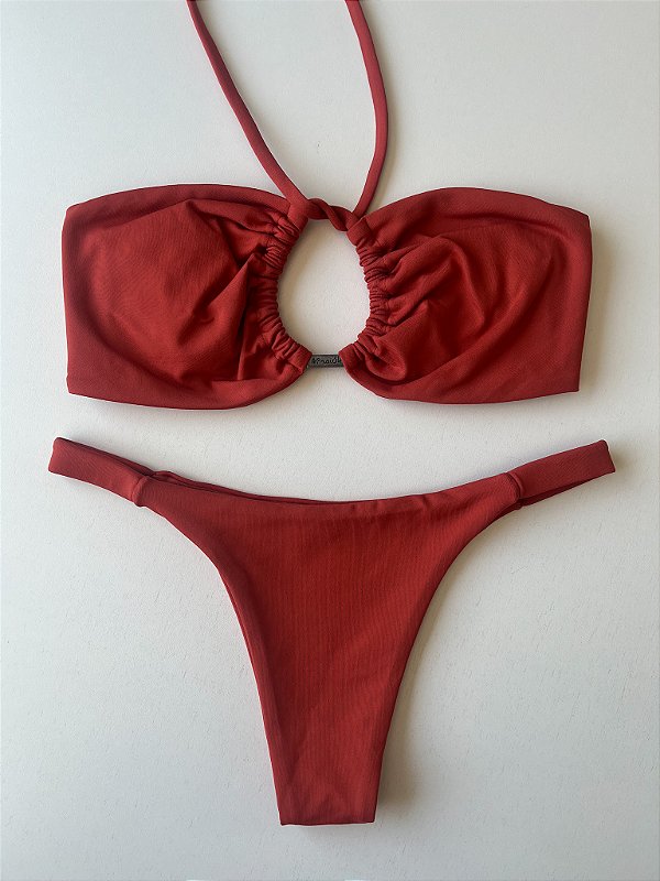 Biquíni Arpoador Vermelho Telha