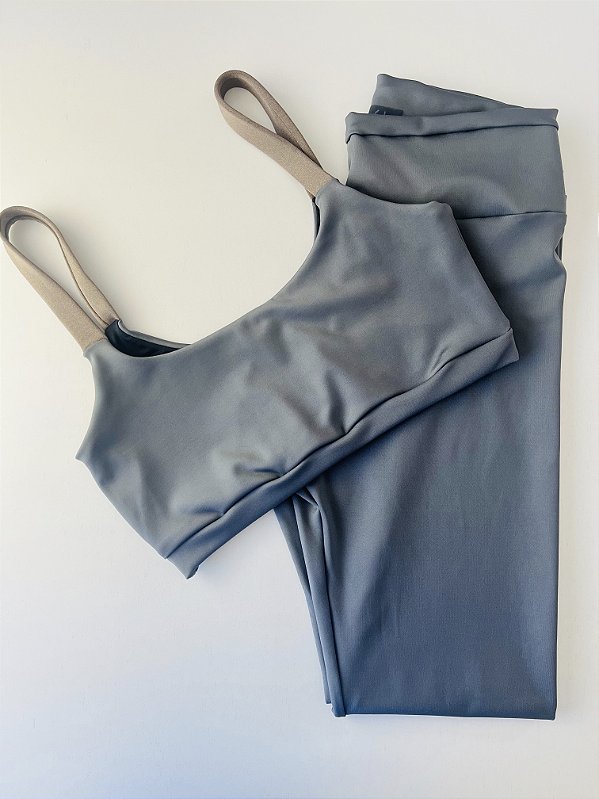 Conjunto Wave Core Cinza