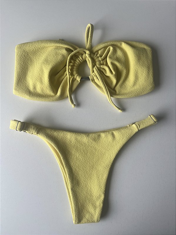 Biquíni Arpoador Crespinho Amarelo