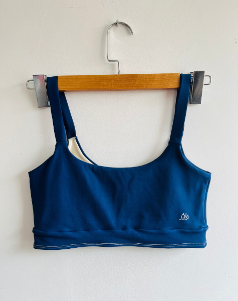 Top Core Dupla Face Azul Marinho