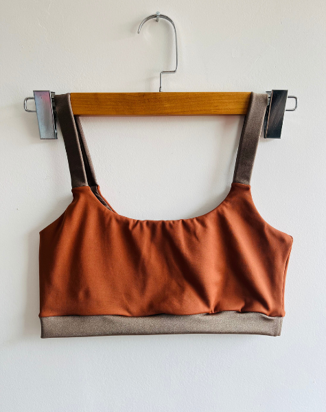 Top Core Duo Terracota e Marrom