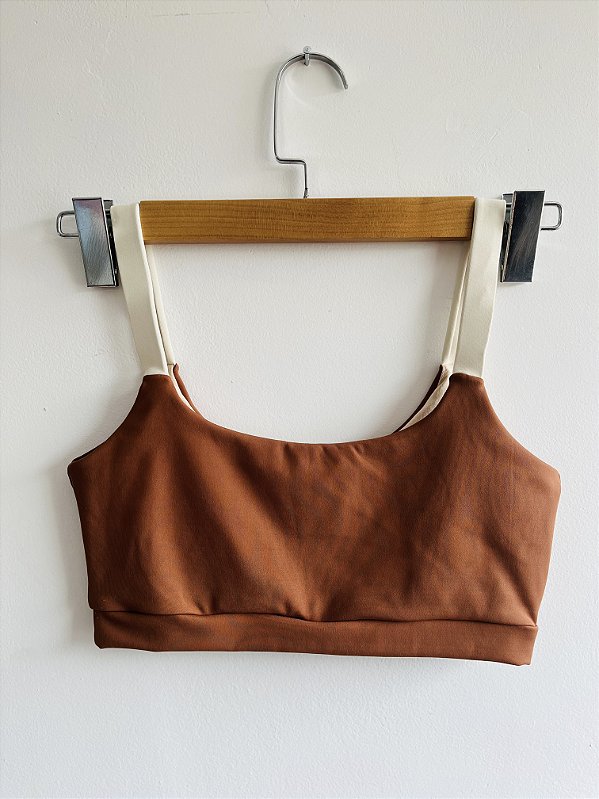 Top Core Duo Terracota e Off White