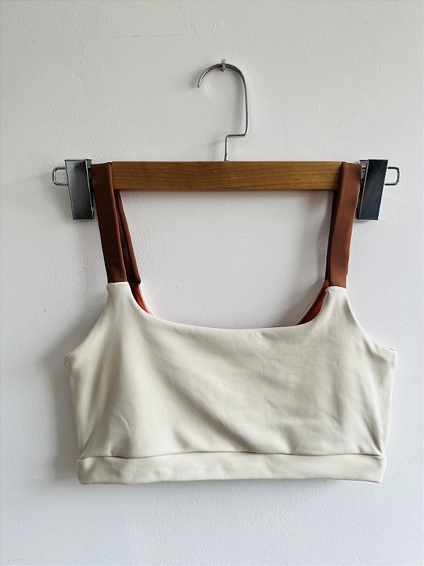 Top Core Duo Off White e Terracota