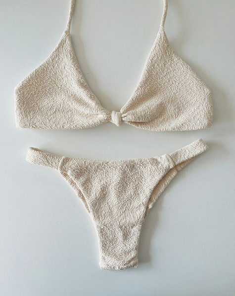 Conjunto Brisa Leve Top Nó Off White