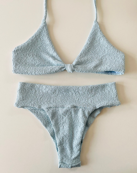 Biquíni Mar Encantado Top Nó Azul