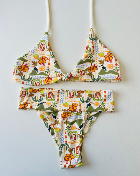 Biquíni Encantos da Margem Top Nó