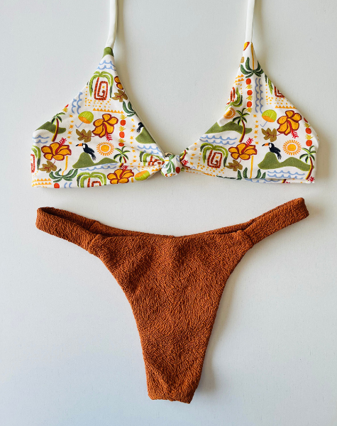 Biquíni Encantos de Vargem Marquinha Terracota