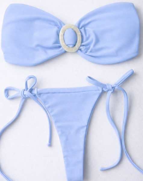 Biquíni Jurubaíba Top Tomara que Caia Azul Candy