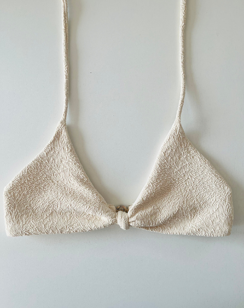 Top Nó Encantos da Brisa Off White