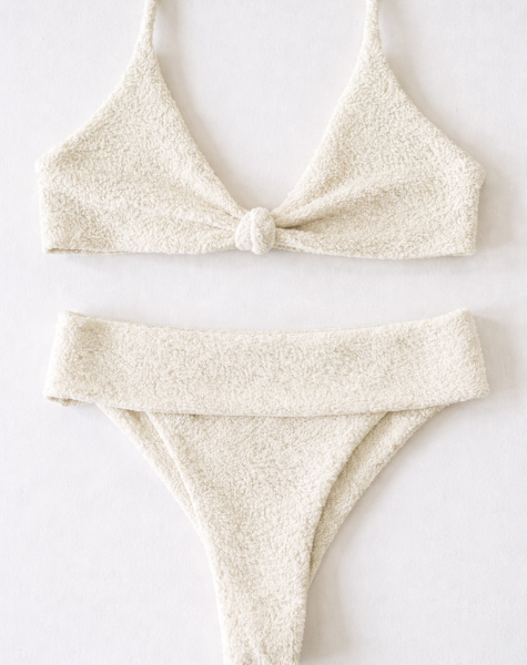 Biquíni Brisa do Mar Top Nó Off White