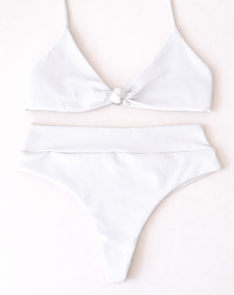 Biquíni Pontal Top Nó Branco