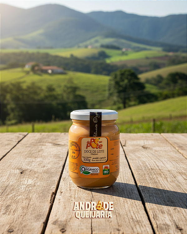 Doce de Leite Puro Orgânico - Do pé ao Pote - 300g