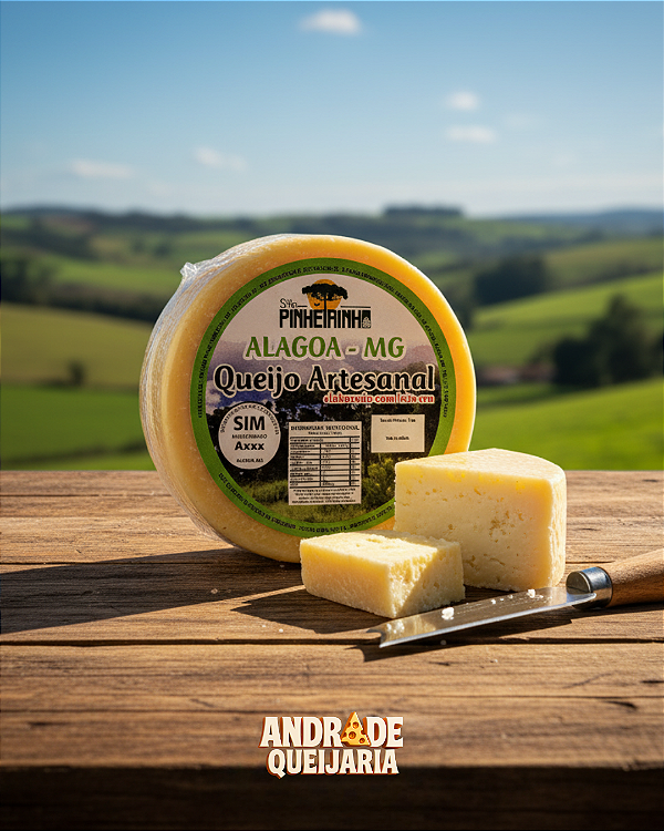 Queijo Artesanal Alagoa Especial - 560g - Sítio Pinheirinho
