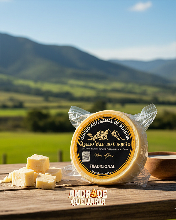 Queijo Artesanal Alagoa - Vale do Chorão - 900g