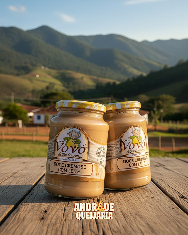 Doce de Leite Puro - 2 Potes de 650g