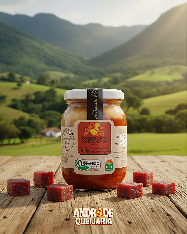 Doce de Leite com Goiabada Orgânico - 300g