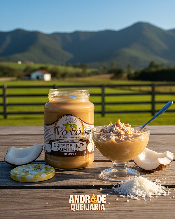 Doce de leite com Coco 650g