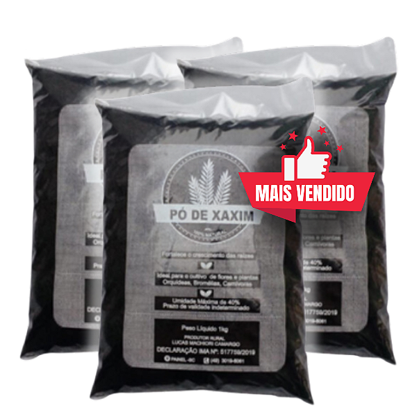 Pó de Xaxim Original® (3kg) - Substrato