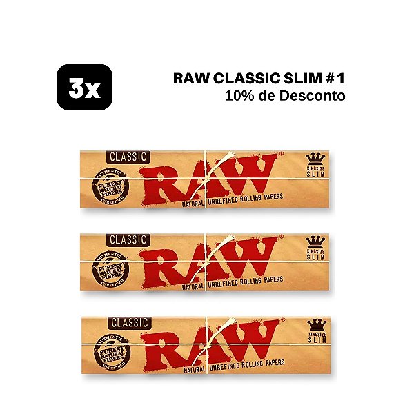 Combo Seda Raw Classic Slim