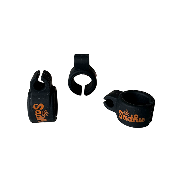 Anel de silicone Sadhu - Preto