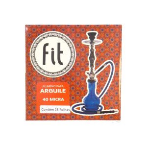 Papel Aluminio Para Narguile Fit c/25 folhas