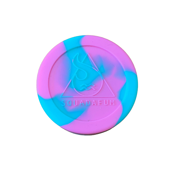 Oil Slick com Divisória 25ml - Squadafum Tie Dye Rosa c/ Verde