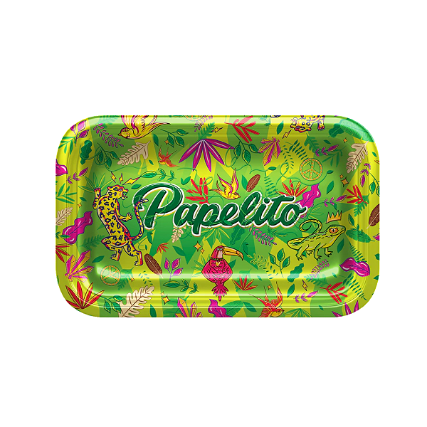 Bandeja de Metal Papelito Média - Fauna e Flora