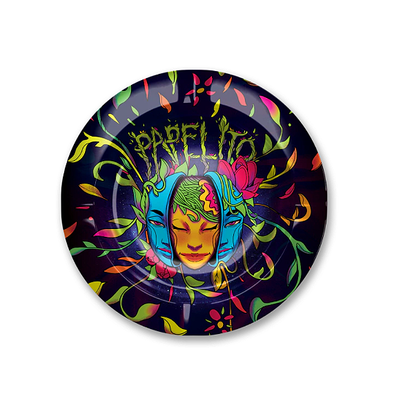 Cinzeiro de Metal Redondo Papelito - Mãe Natureza