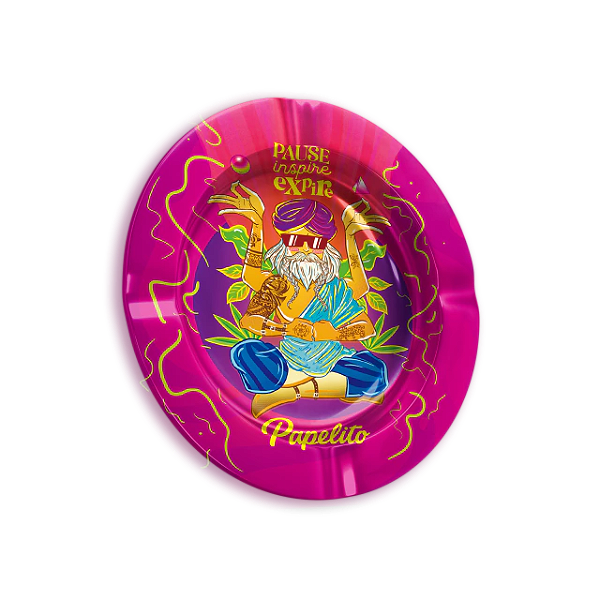 Cinzeiro de Metal Redondo Papelito - Guru