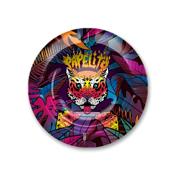 Cinzeiro de Metal Redondo Papelito - Onça